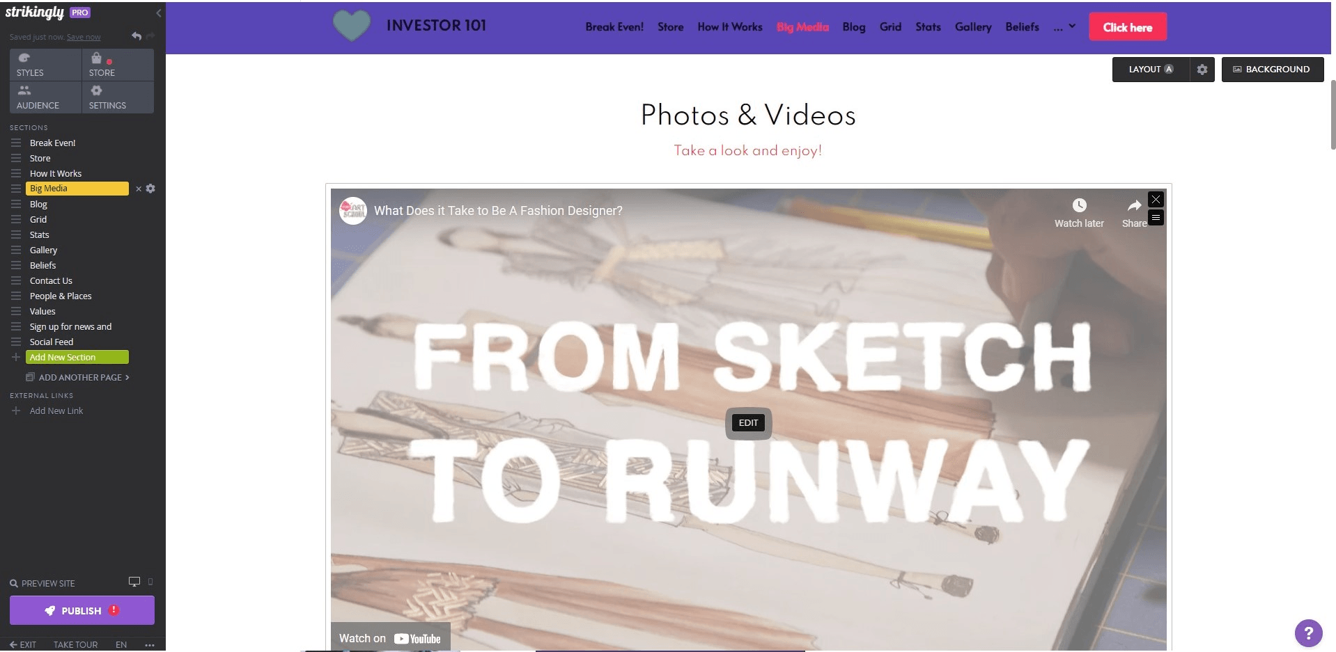 添加圖片及影片 添加圖片及影片